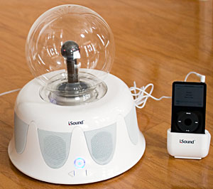 i.Sound Plasma speaker system for iPod