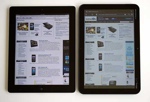 iPad 2 and Motorola Xoom
