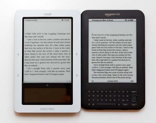 nook and kindle 3
