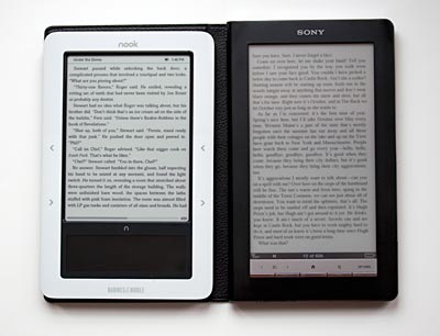 nook and Sony Reader Daily Edition