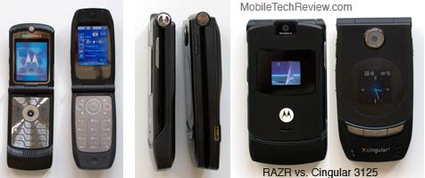 Motorola RAZR and Cingular 3125