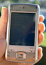 Cingular 8125 smartphone