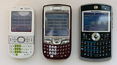Palm Centro and Motorola Q Global