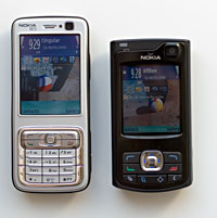 Nokia N80 and N73