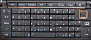 Nokia E90 keyboard