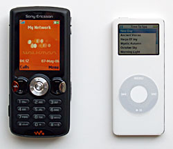 W810i and iPod nano