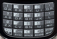 HTC Touch Dual keyboard
