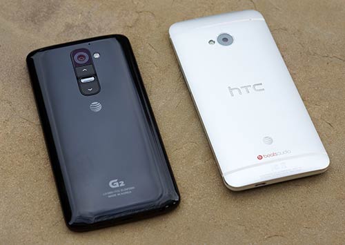LG G2 and HTC One