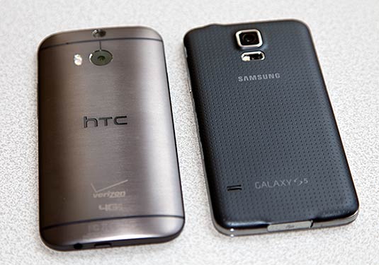 Samsung Galaxy S5 and HTC One M8