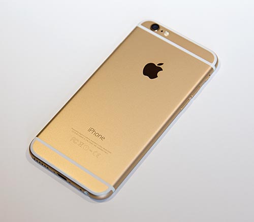 iphone 6 gold color front